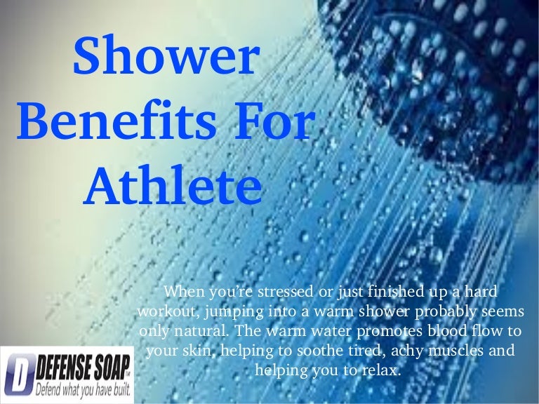 Shower Benefits For Athlete