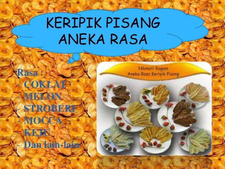 Jual Keripik Pisang Aneka Rasa
