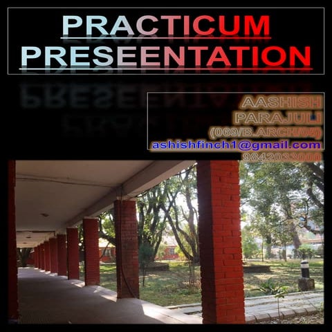 Architectural Practicum Presentation 2015/16
