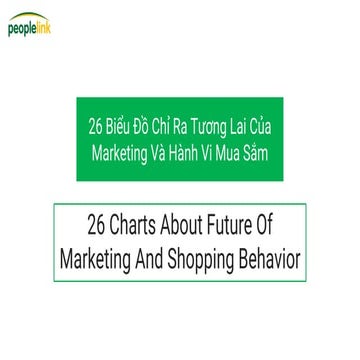 26 Charts About Future Of Marketing And Shopping Behavior
