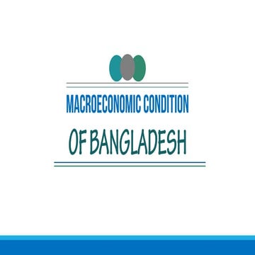 Macroeconomic Condition of Bangladesh | PDF