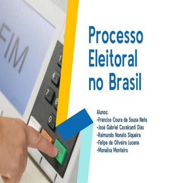 processo eleitoral no Brasil | PPTX