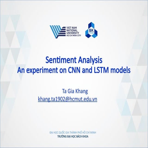 NLP bài tập lớn sentiment analysis slide | PPTX