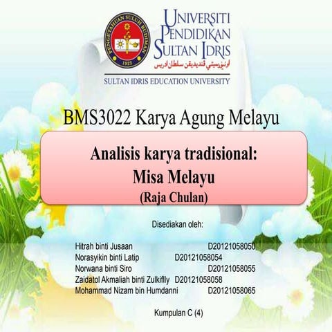 Karya Agung Melayu (Misa Melayu)