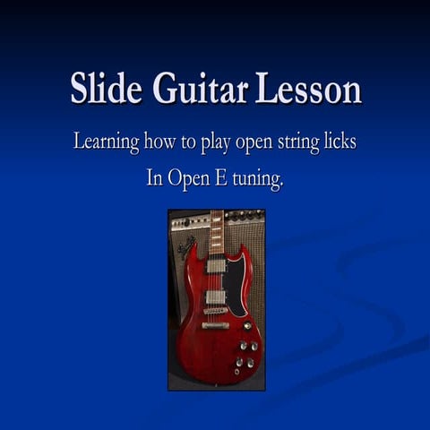 slide guitar lesson
