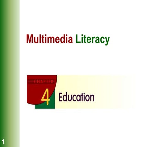 Slide - Multimedia Literacy for the Beginer