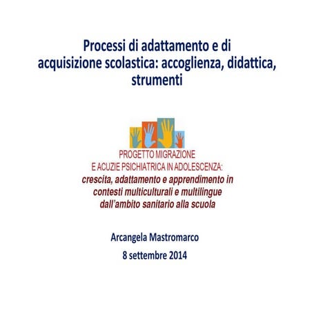 Slide mastromarco 1parte