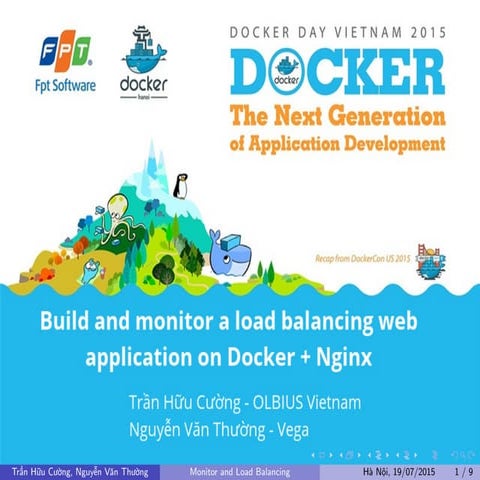 DockerDay2015: Build and monitor a load balanced web application with Docker ...