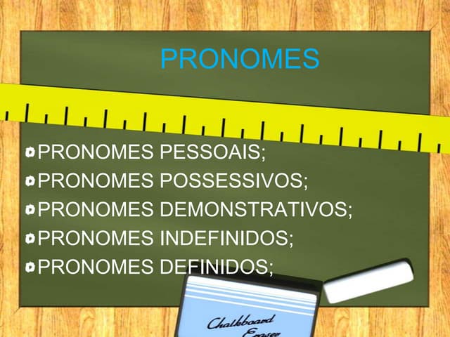 Slide  pronomes