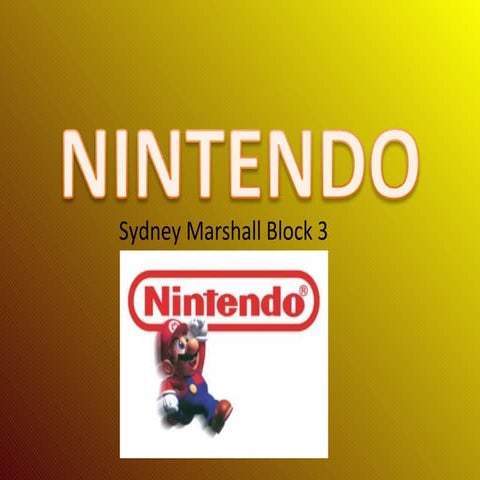 Slide Show 3 = Nintendo