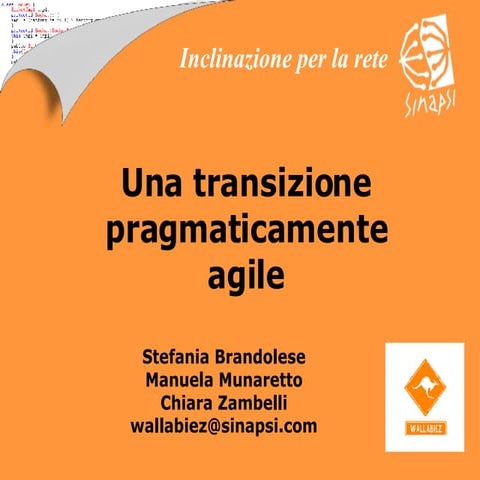 Slide Wallabiez Agile Day 2007