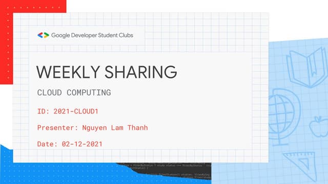 Slide weekly-1-cloud-computing