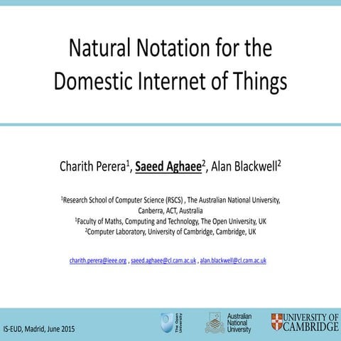 IS-EUD-2015, Madrid, Spain, 27 May 2015