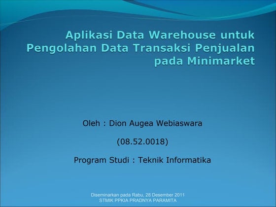 Last Special Programming Task on December Presentation