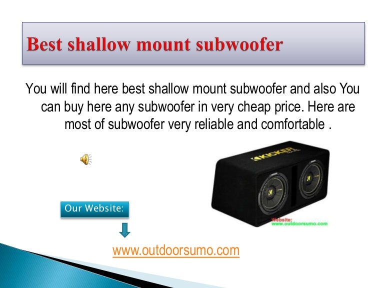 best buy shallow mount subwoofer