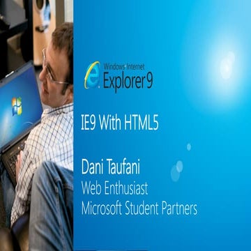 Internet Explorer 9 with HTML5