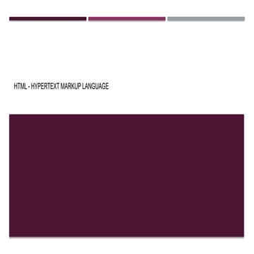 HypertextMarkupLanguageHTMLLearning.pptx