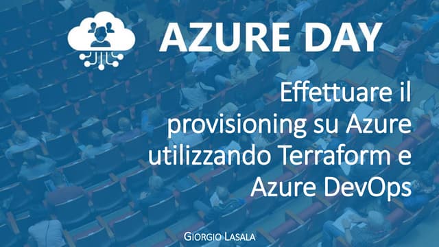 Provisioning with Terraform - AzureDay Reloaded 