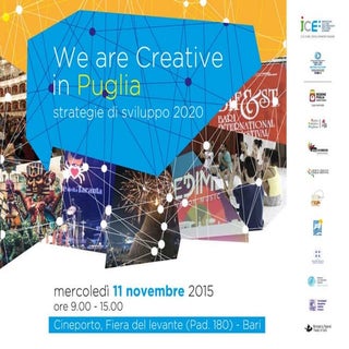 We are Creative in Puglia - Piano d...