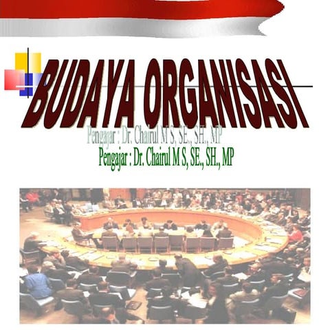 Budaya Organisasi