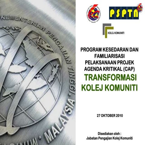 Slide CAP Transformasi KK & PSPTN