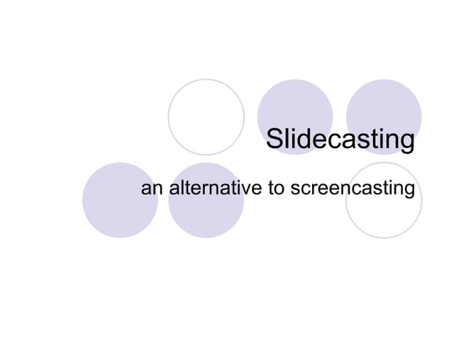 Slidecast demo