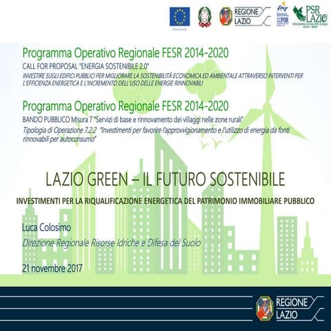 LAZIO GREEN – IL FUTURO SOSTENIBILE