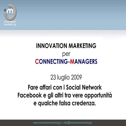 Digital Brand, corso di formazione sui social network