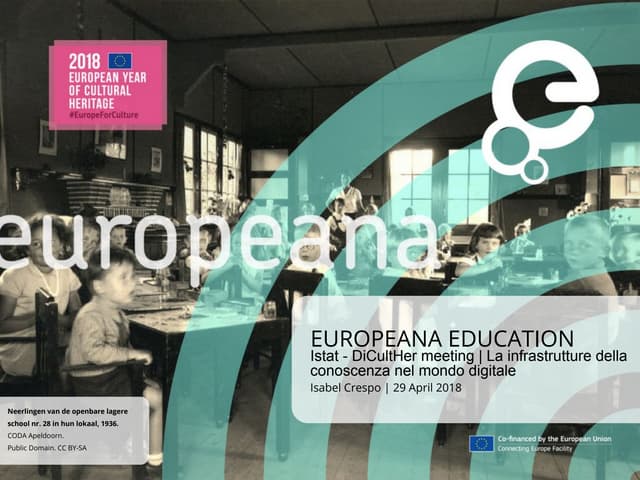 I. Crespo, L'sperienza di Europeana