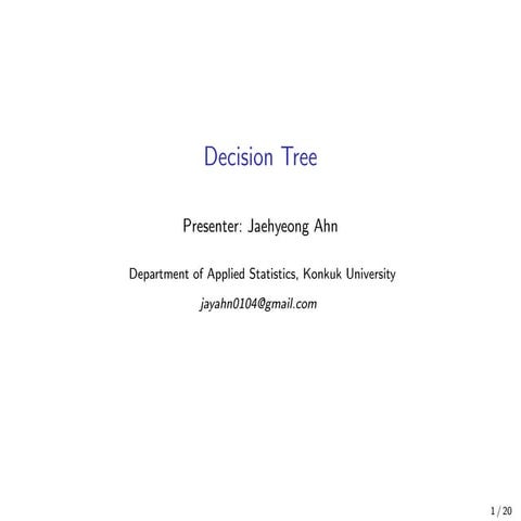 Decision Tree 