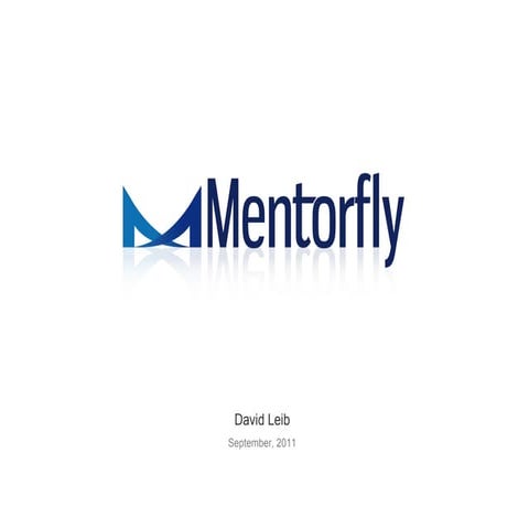 Mentorfly investor slidedeck