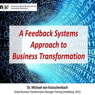 A Feedback Systems Approach to Busi...
