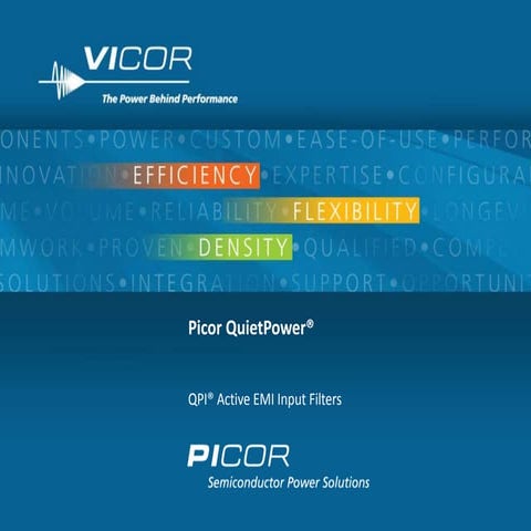 Picor QuietPower® Active Input Filters (QPI)