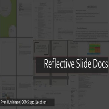 Reflective SlideDocs