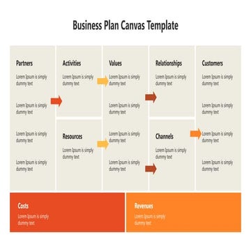 Business Plan Canvas Template-----------