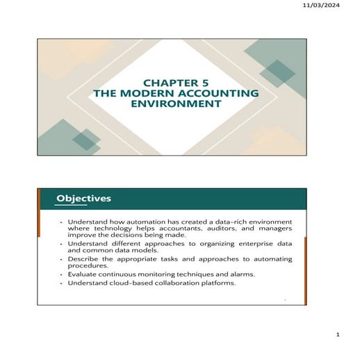The Modern Accounting Environment: Automation, Data Analytics, and ...