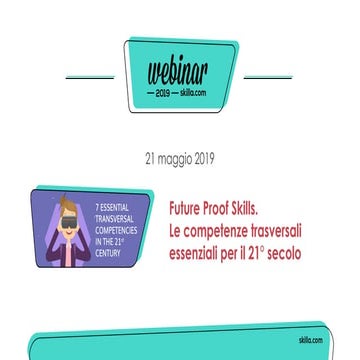Future Proof Skills. Le competenze trasversali essenziali per il 21° secolo 