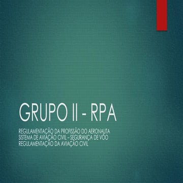 Regras do ar - Questionario e gabarito | DOC
