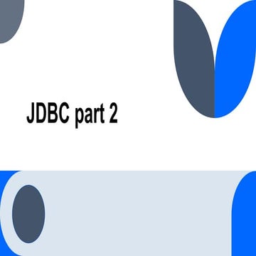 Slide Latihan JDBC bagian 2