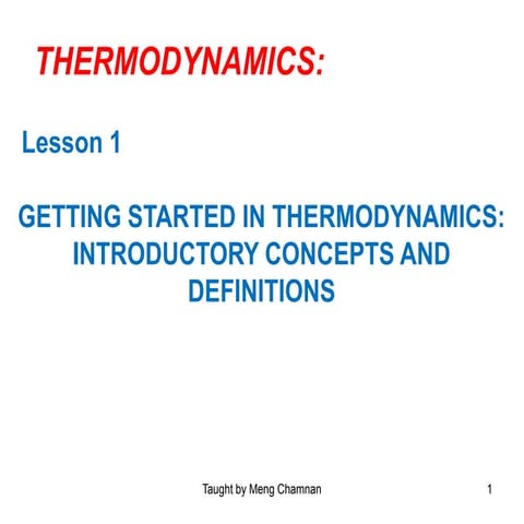  THERMODYNAMICS For Mechanical and Industrial Engineering