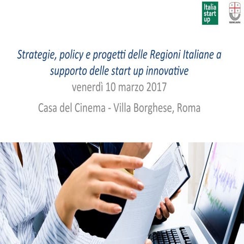 Slide Regione Liguria