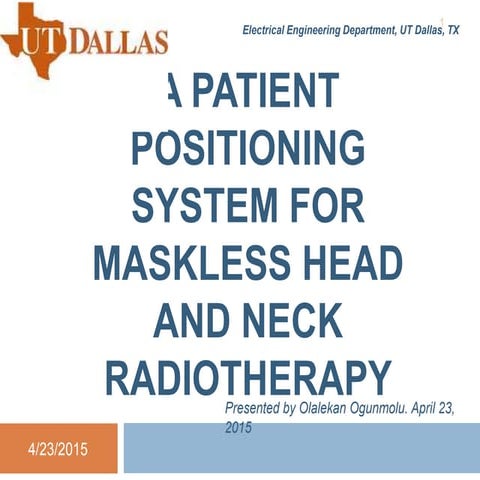 PhD Qualifying Exam Slides