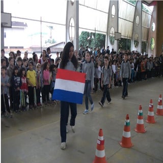 Slid entrada bandeiras