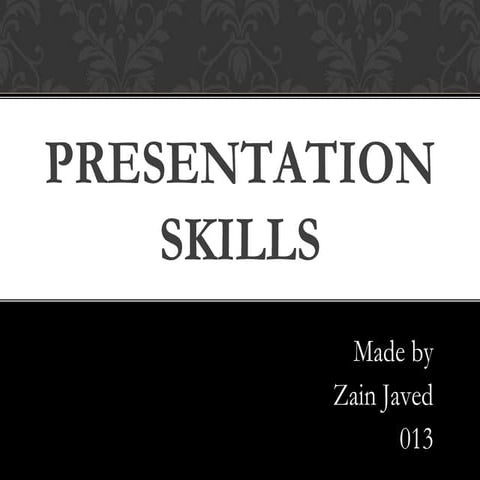 Presentation skill By Abdul Basit Meher. | PPTX