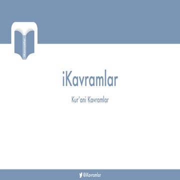 iKavramlar