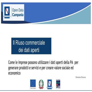 Il riuso commerciale dei dati aperti