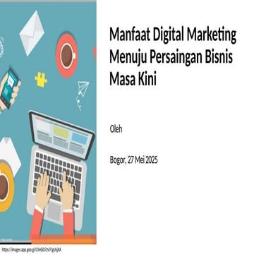 Bagian Kedua Dasar Dasar Marketing Digital Umkm Pptx