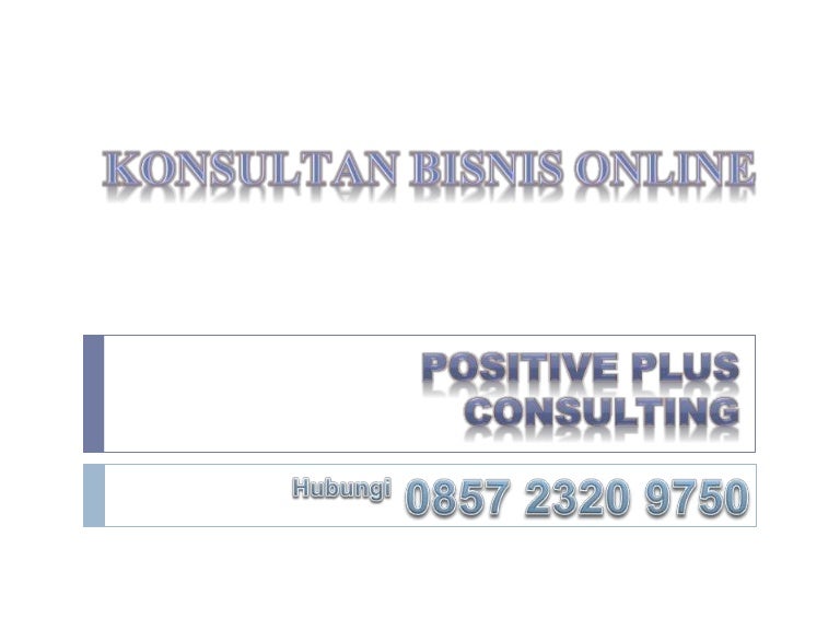 0857 2320 9750 | Konsultan Bisnis Online