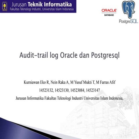 Slide presentasi simbada audit trail