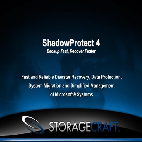 Slide presentation storage_craft_backup_disaster_recovery_for_microsoft_syste...